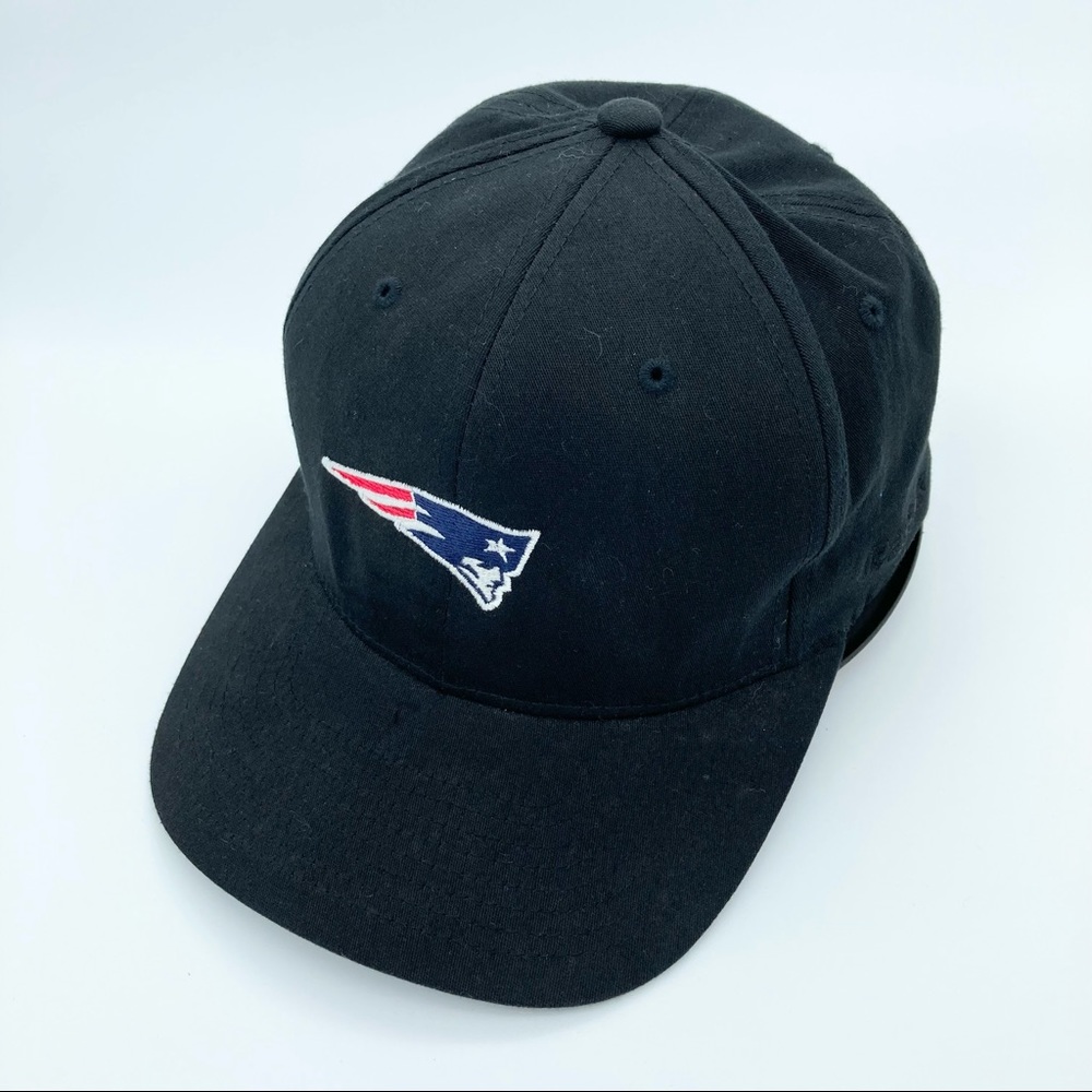 New England Patriots baseball hat cap Flexfit L/XL Black